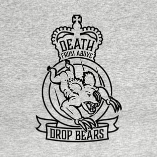 Drop Bears B&W Version T-Shirt